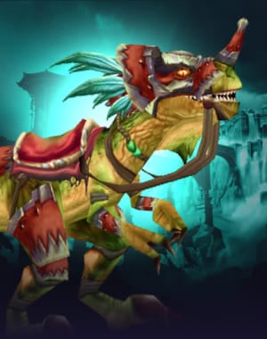 WoW Season of Discovery Swift Razzashi Raptor Mount