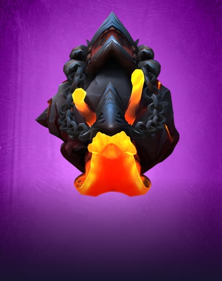 Liquid Hot Magma Slug Mount